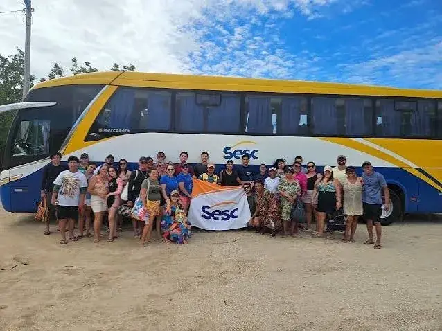 Grupo em excursão no Sítio dos Sonhos, em Cachoeiras de Macacu