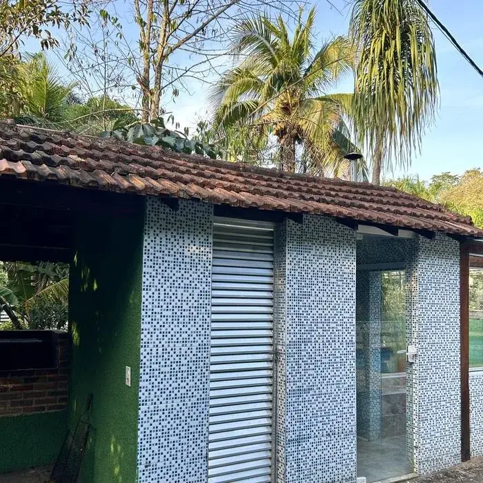 Área de churrasqueira do Sítio dos Sonhos
